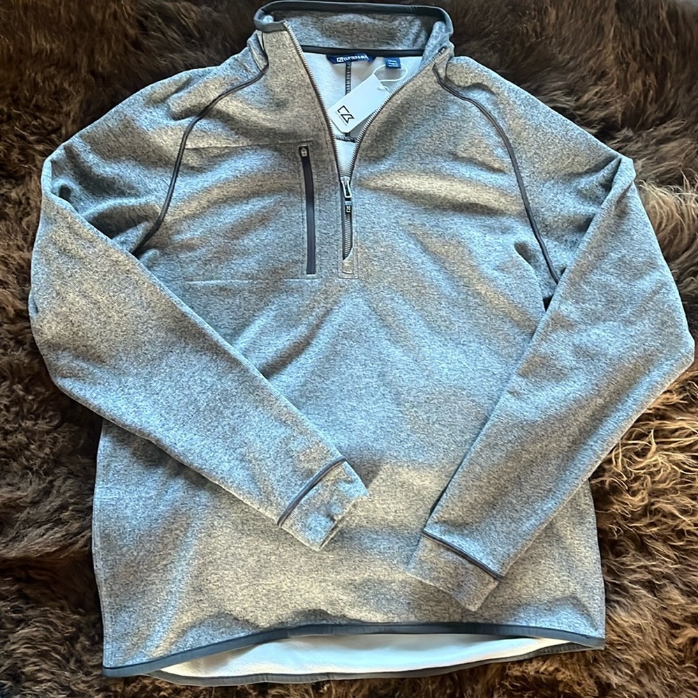 Cutter & Buck Mainsail Men's Sweater Half Zip Large Tall